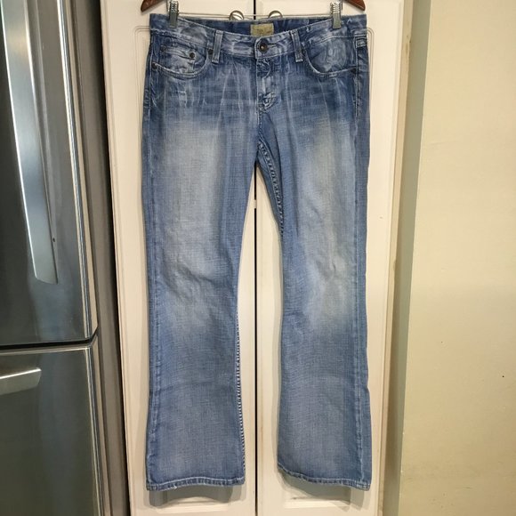 BKE Madison Bootcut Distressed Jeans